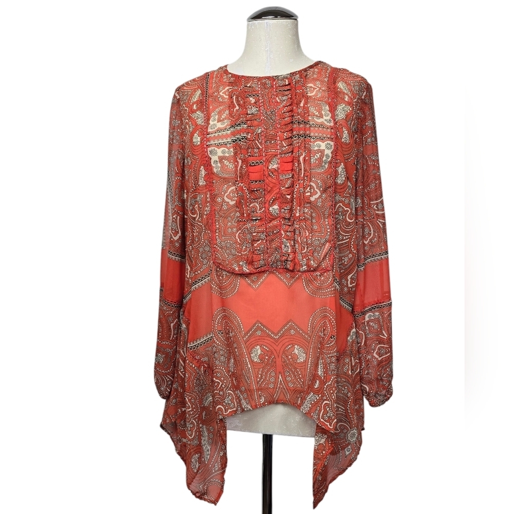 Anthropologie Love Sam Kamala Paisley Tunic M